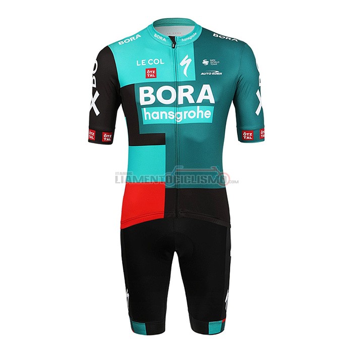 Abbigliamento Ciclismo Bora-Hansgrone Manica Corta 2022 Verde